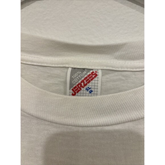 Vintage 80s Jerzees Single Stitch T Shirt Florida It's Beachin' Alligators XL - Picture 4 of 6